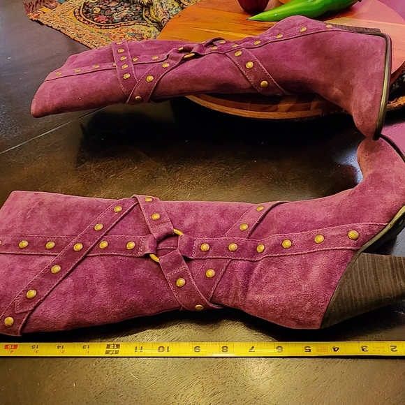 Carlos Santana purple boots Size 7 - Picture 3 of 8